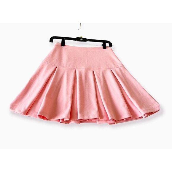 BP. Pleated Tennis Mini Skirt XSMALL Pink Pudding - Picture 1 of 11